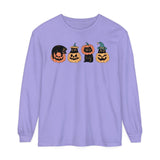 Pumpkin Cat Heads – Spooky Halloween Trio Graphic Tee