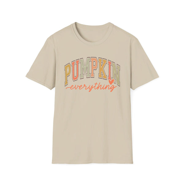 Pumpkin Everything T-Shirt - Fall Season Graphic Tee - Perfect for Pumpkin Lovers - Cute Autumn Top - Cozy Fall Apparel