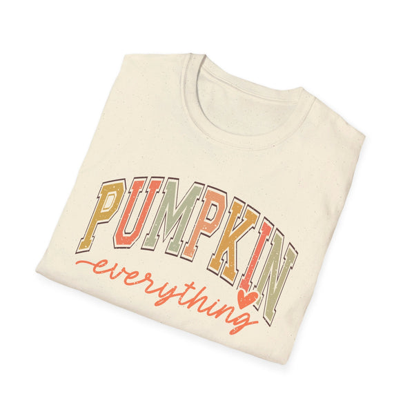 Pumpkin Everything T-Shirt - Fall Season Graphic Tee - Perfect for Pumpkin Lovers - Cute Autumn Top - Cozy Fall Apparel