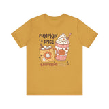 Pumpkin Spice & Everything Nice T-Shirt - Cozy Fall Graphic Tee for Autumn Lovers - Cute Seasonal Fashion