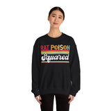 Rat Poison Squared Crypto Crewneck Sweatshirt – Cryptocurrency Shirt for Enthusiasts, Traders, and Meme Lovers