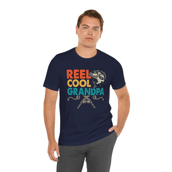 Reel Cool Grandpa - Dads T-Shirt, Fathers Day Shirt, Dad Birthday Gift, Cool Gift for Dads, Gift for Dad, Husband Gift,