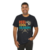 Reel Cool Grandpa - Dads T-Shirt, Fathers Day Shirt, Dad Birthday Gift, Cool Gift for Dads, Gift for Dad, Husband Gift,