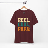 Reel Cool Papa - Dads T-Shirt, Fathers Day Shirt, Dad Birthday Gift, Cool Gift for Dads, Gift for Dad, Husband Gift,