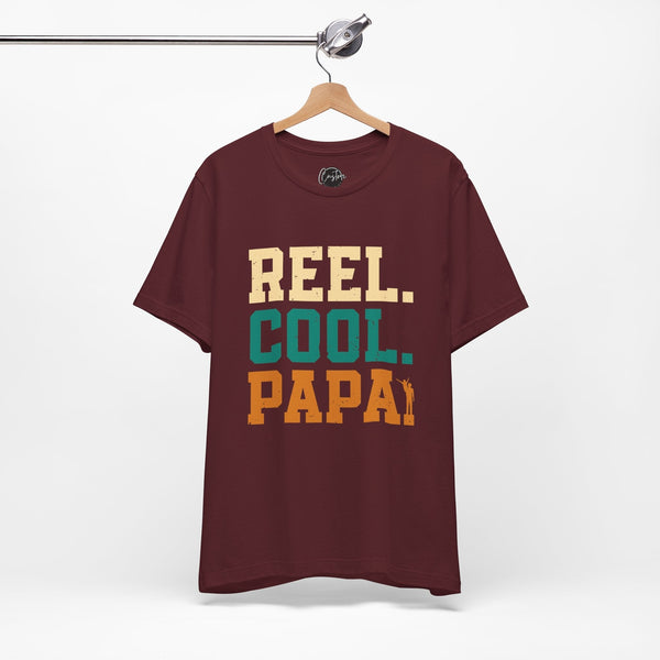 Reel Cool Papa - Dads T-Shirt, Fathers Day Shirt, Dad Birthday Gift, Cool Gift for Dads, Gift for Dad, Husband Gift,