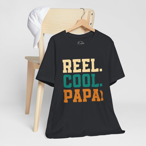 Reel Cool Papa - Dads T-Shirt, Fathers Day Shirt, Dad Birthday Gift, Cool Gift for Dads, Gift for Dad, Husband Gift,