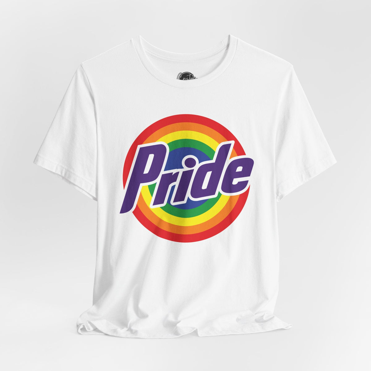 Retro Rainbow Pride T-Shirt - Vibrant LGBTQ+ Short Sleeve Tee