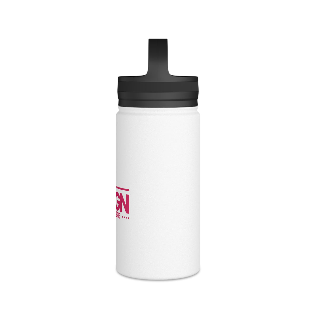 Customizable Stainless Steel Water Bottle with Handle Lid, Personalized Hydro Bottle, Outdoor Gear, Eco-Friendly Gift, Fitness Hydration