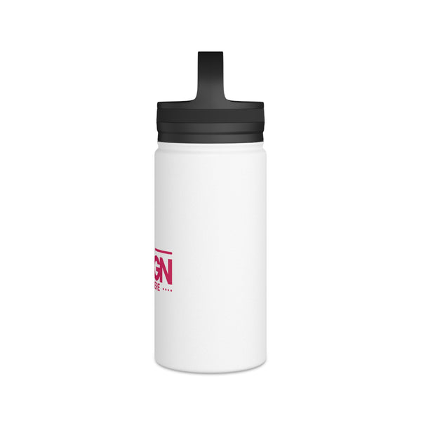 Customizable Stainless Steel Water Bottle with Handle Lid, Personalized Hydro Bottle, Outdoor Gear, Eco-Friendly Gift, Fitness Hydration