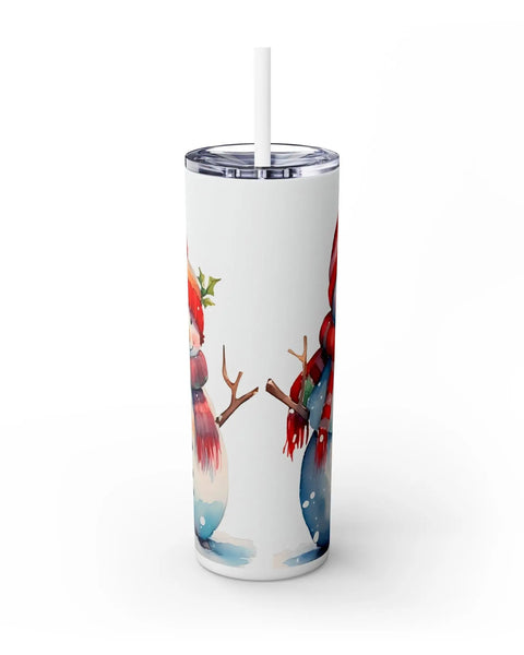 Rockin Santa Claus With Guitar Music Lover Christmas Tumbler 20oz Skinny