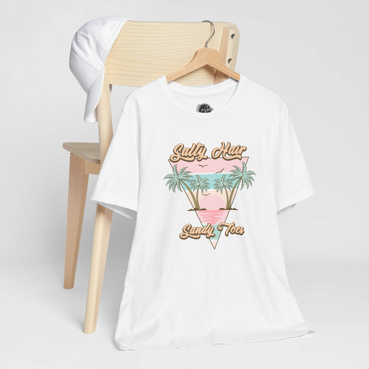 Salty Hair & Toes Beach T-Shirt - Coastal Chic Tee | Lake Life Shirt | Summer Graphic Top | Trendy Vacation Wear