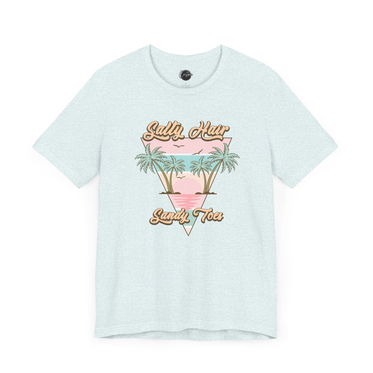 Salty Hair & Toes Beach T-Shirt - Coastal Chic Tee | Lake Life Shirt | Summer Graphic Top | Trendy Vacation Wear