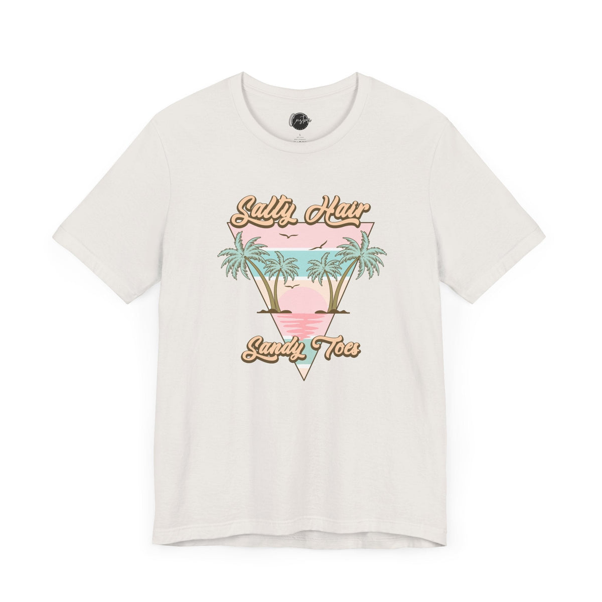 Salty Hair & Toes Beach T-Shirt - Coastal Chic Tee | Lake Life Shirt | Summer Graphic Top | Trendy Vacation Wear