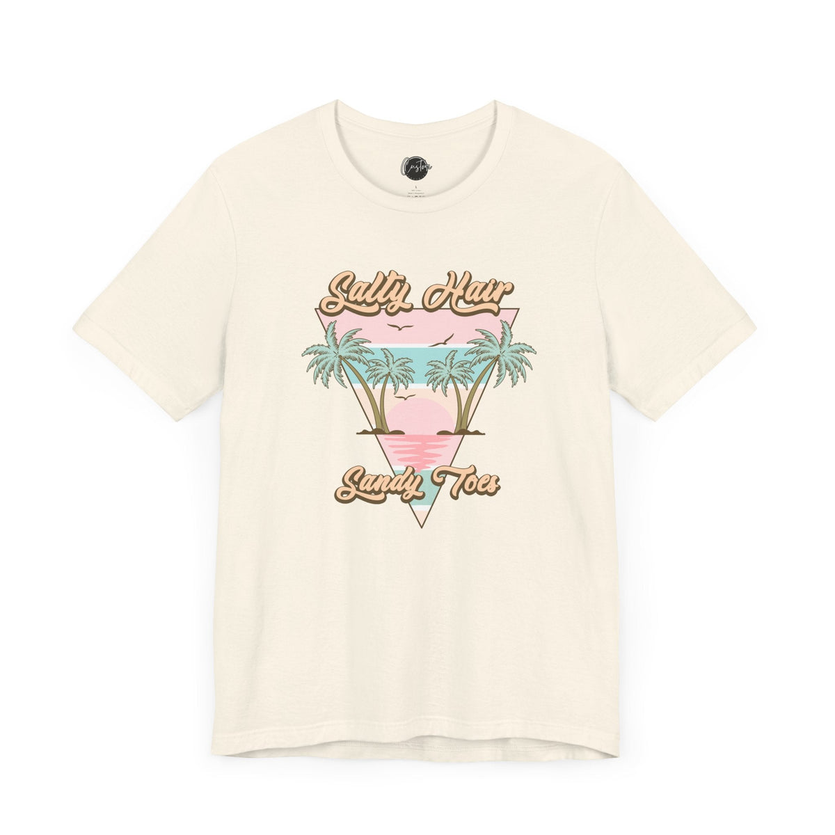 Salty Hair & Toes Beach T-Shirt - Coastal Chic Tee | Lake Life Shirt | Summer Graphic Top | Trendy Vacation Wear