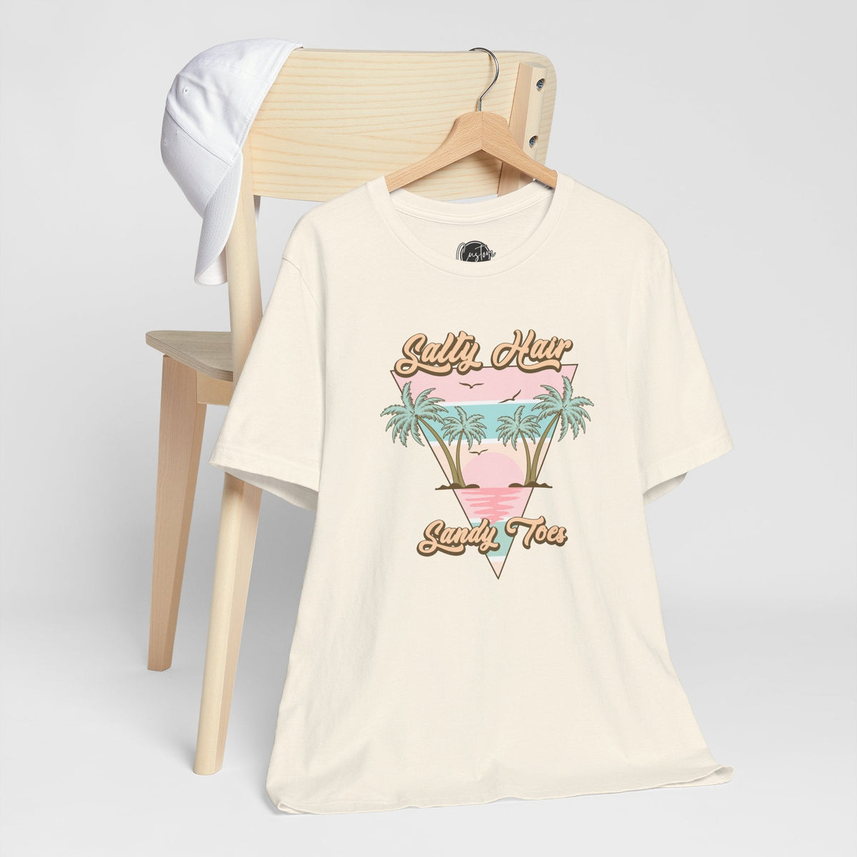 Salty Hair & Toes Beach T-Shirt - Coastal Chic Tee | Lake Life Shirt | Summer Graphic Top | Trendy Vacation Wear