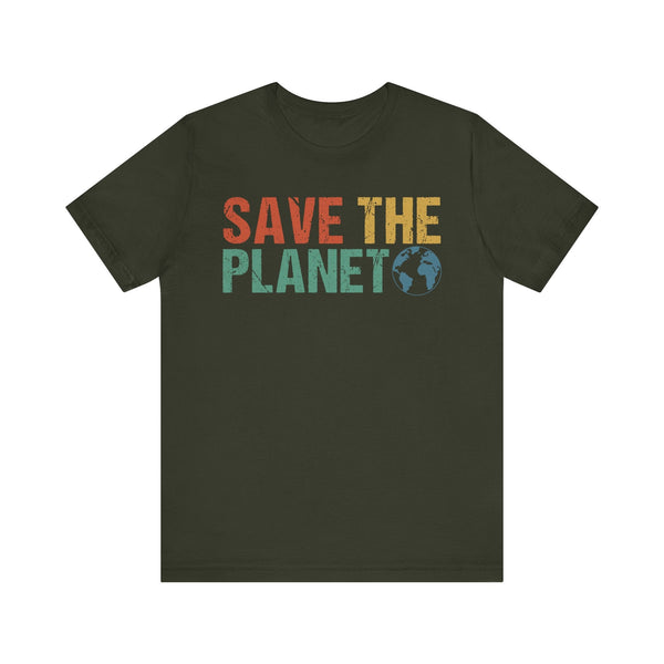 Save the Planet - Eco-Friendly Graphic Tee for Environmental Awareness