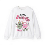 Season of Cheer Crewneck Sweatshirt - Cute Christmas Tree and Hot Cocoa Christmas Sweater - Festive Fun