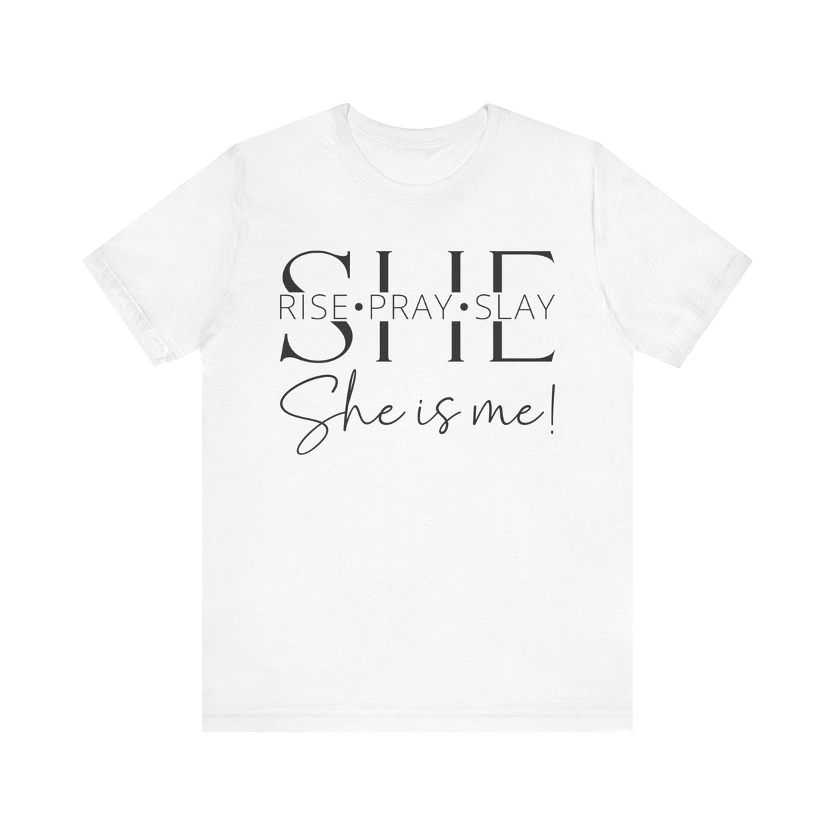 She Is Strong, Fierce, Brave - Motivational Women's Tee