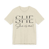 She Is Strong, Fierce, Brave - Motivational Women's Tee