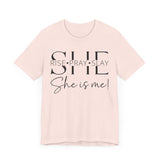 She Is Strong, Fierce, Brave - Motivational Women's Tee