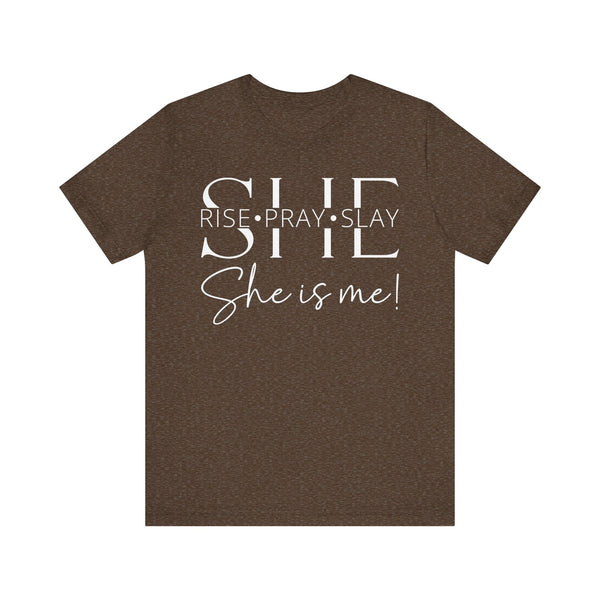 She Is Strong, Fierce, Brave - Motivational Women's Tee