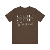 She Is Strong, Fierce, Brave - Motivational Women's Tee