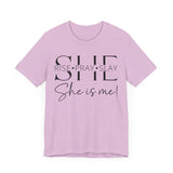 She Is Strong, Fierce, Brave - Motivational Women's Tee