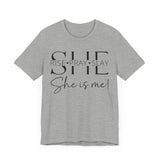 She Is Strong, Fierce, Brave - Motivational Women's Tee