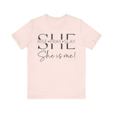 She Is Strong, Fierce, Brave - Motivational Women's Tee