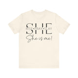 She Is Strong, Fierce, Brave - Motivational Women's Tee