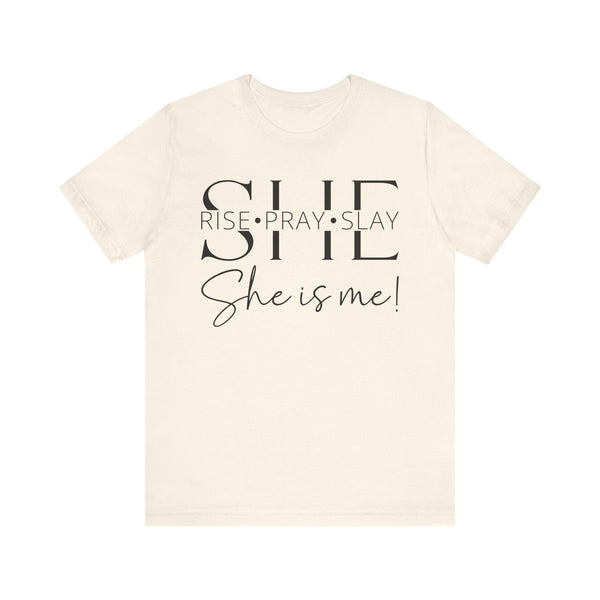 She Is Strong, Fierce, Brave - Motivational Women's Tee