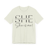 She Is Strong, Fierce, Brave - Motivational Women's Tee