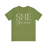 She Is Strong, Fierce, Brave - Motivational Women's Tee