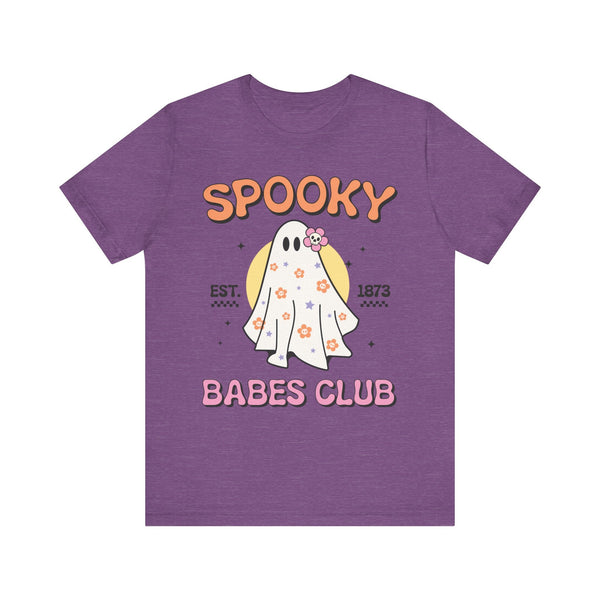 Spooky Babes Club Halloween Ghost Shirt - Retro Halloween Graphic Tee