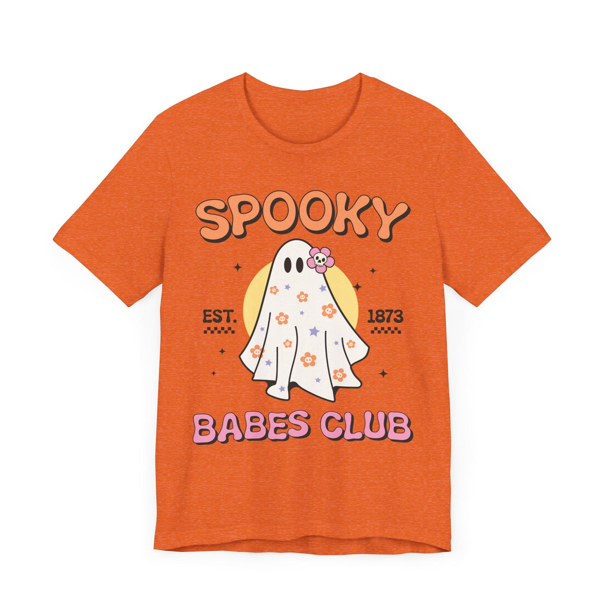 Spooky Babes Club Halloween Ghost Shirt - Retro Halloween Graphic Tee