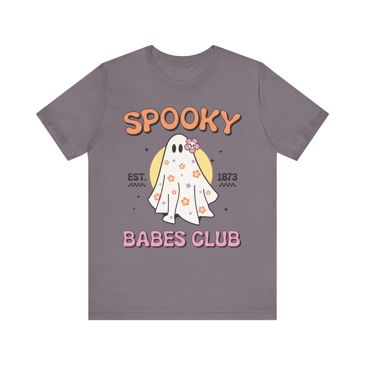 Spooky Babes Club Halloween Ghost Shirt - Retro Halloween Graphic Tee