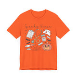 Spooky Nurse Halloween T-Shirt - Medical Theme with Cute Graphics