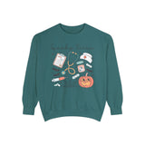 Spooky Nurse Halloween T-Sweatshirt - Medical Theme with Cute Graphics