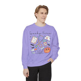 Spooky Nurse Halloween T-Sweatshirt - Medical Theme with Cute Graphics