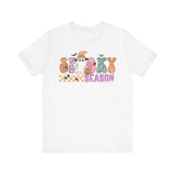 Spooky Season Halloween Shirt - Retro Ghost Witch Graphic Tee