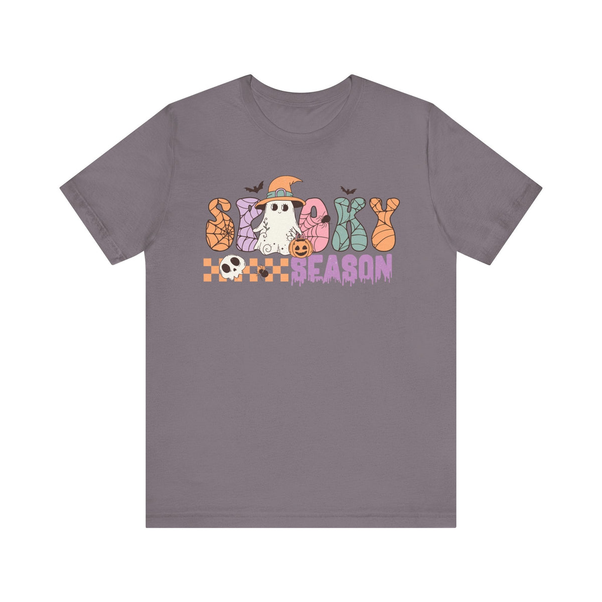 Spooky Season Halloween Shirt - Retro Ghost Witch Graphic Tee