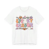 Spooky Season Halloween Shirt - Retro Pastel Ghost Witch Graphic Tee