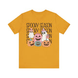 Spooky Season Pumpkins and Ghosts Halloween Shirt - Cute Vintage Ghost Graphic Tee