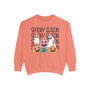 Spooky Season Pumpkins and Ghosts Halloween Sweatshirt - Cute Vintage Ghost Graphic Sweater
