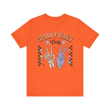 Spooky Vibes Only - Retro Skeleton Halloween Graphic T-Shirt