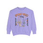 Spooky Vibes Only - Retro Skeleton Halloween Graphic T-Sweatshirt