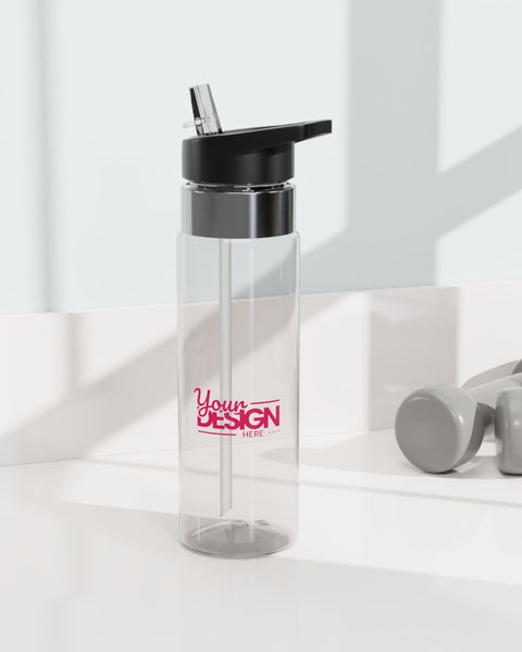 Eco Friendly Tritan Sport Bottle With Wide Mouth Spill Resistant Lid Travel Mug