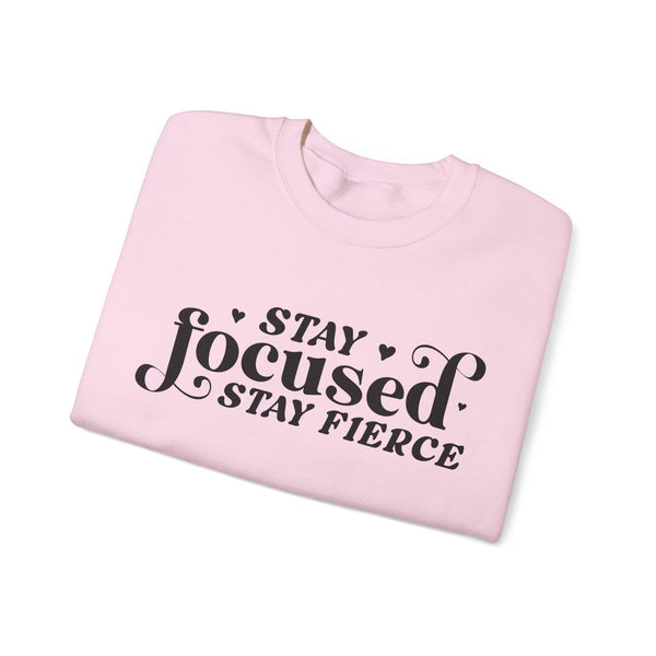 Stay Focused, Stay Fierce - Empowering Motivational T-Shirt for Strong Women