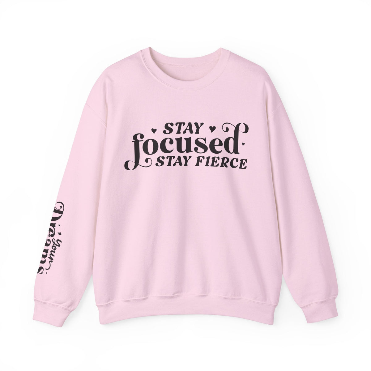 Stay Focused, Stay Fierce - Empowering Motivational T-Shirt for Strong Women