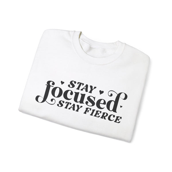 Stay Focused, Stay Fierce - Empowering Motivational T-Shirt for Strong Women